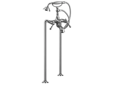 EPOQUE F5054/4 - 2 hole floor standing bathtub tap with hand shower _ FIMA Carlo Frattini